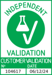 Erfolgreich validiert 'Independent Validation' Siegel