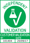 Erfolgreich validiert 'Independent Validation' Siegel