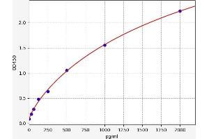Typical standard curve