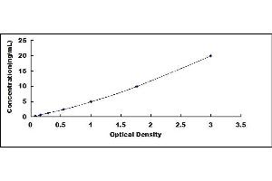 Typical standard curve (PGAM1 ELISA Kit)