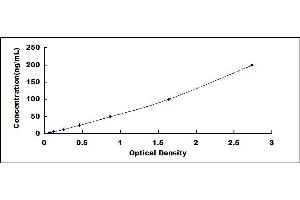 Typical standard curve (C3 ELISA Kit)