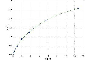 A typical standard curve