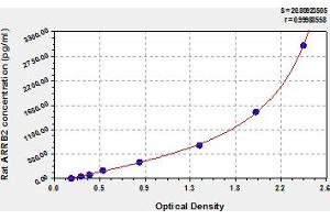 Typical Standard Curve (Arrestin 3 ELISA Kit)