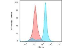 Flow Cytometric Analysis of HeLa cells. (Histone H1 Antikörper)