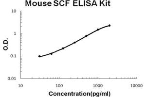 Mouse SCF PicoKine ELISA Kit standard curve (KIT Ligand ELISA Kit)