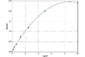 A typical standard curve (CYP2C19 ELISA Kit)