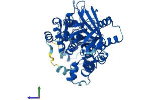 Protein Structure (PS) image for Protoporphyrinogen Oxidase (PPOX) (AA 1-477) protein (His tag) (ABIN7550886)