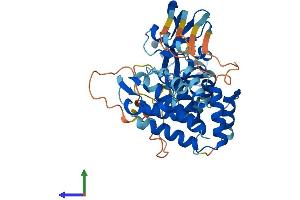 Protein Structure (PS) image for Melanomaderived Leucine Zipper Extra-Nuclear Factor (MLZE) (AA 1-468) protein (His tag) (ABIN7560441)