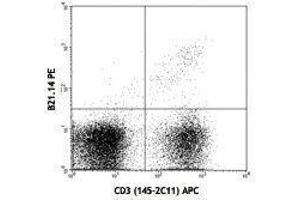Flow Cytometry (FACS) image for anti-V alpha 8.3 TCR antibody (PE) (ABIN2663911) (V alpha 8.3 TCR Antikörper (PE))