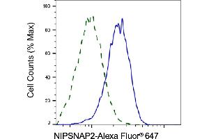 Validation of NIPSNAP2 knockdown using flow cytometry.