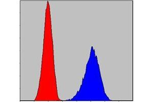 Flow Cytometry (FACS) image for anti-Ring Finger and CHY Zinc Finger Domain Containing 1, E3 Ubiquitin Protein Ligase (RCHY1) antibody (ABIN1724723)