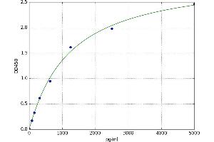 A typical standard curve