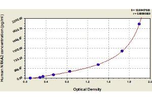 Typical Standard Curve (NR4A2 ELISA Kit)