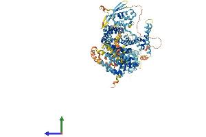 AlphaFold protein structure predicition of Human Recombinant SNX13 Protein, UniprotID Q9Y5W8