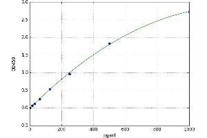 A typical standard curve