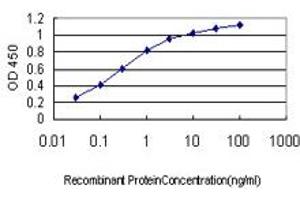 Detection limit for recombinant GST tagged CA1 is approximately 0. (CA1 Antikörper  (AA 1-261))