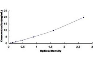 Typical standard curve (SOD4 ELISA Kit)