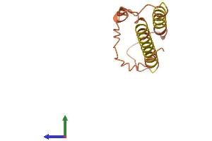AlphaFold protein structure predicition of Human Recombinant SND1-IT1 Protein, UniprotID Q9HBX3