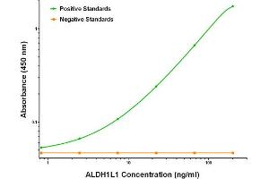 ELISA image for anti-Aldehyde Dehydrogenase 1 Family, Member L1 (ALDH1L1) antibody (ABIN2715903)