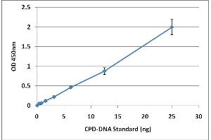 CPD-DNA Standard Curves (UV-Induced DNA Damage ELISA Kit)