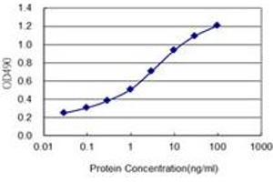 Detection limit for recombinant GST tagged PRAP1 is 0. (PRAP1 Antikörper  (AA 1-151))