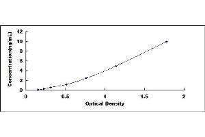 Typical standard curve (PLAGL2 ELISA Kit)