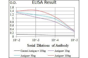 ELISA image for anti-Nestin (NES) (AA 419-588) antibody (ABIN1846028)