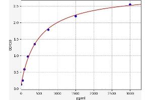 Typical standard curve (p53 ELISA Kit)
