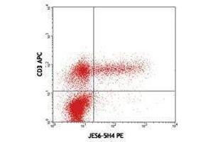 Flow Cytometry (FACS) image for anti-Interleukin 2 (IL2) antibody (PE) (ABIN2663776) (IL-2 Antikörper  (PE))