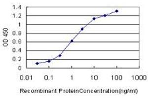 ELISA image for anti-AF4/FMR2 Family, Member 4 (AFF4) (AA 1-109) antibody (ABIN466197) (AFF4 Antikörper  (AA 1-109))