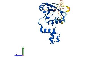 AlphaFold protein structure predicition of Human Recombinant SOCS2 Protein, UniprotID O14508