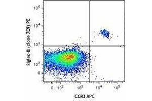 Flow Cytometry (FACS) image for anti-Sialic Acid Binding Ig-Like Lectin 8 (SIGLEC8) antibody (PE) (ABIN2663884) (SIGLEC8 Antikörper  (PE))