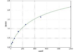 A typical standard curve