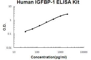 Human IGFBP-1 Accusignal ELISA Kit Human IGFBP-1 AccuSignal ELISA Kit standard curve. (IGFBPI ELISA Kit)