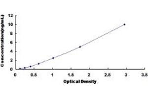 Typical standard curve (NFIX ELISA Kit)