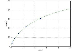 A typical standard curve (N-Cadherin ELISA Kit)