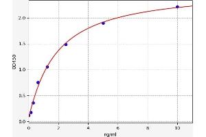 Typical standard curve