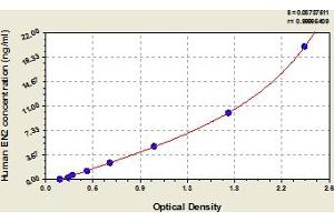 Typical Standard Curve (EN2 ELISA Kit)