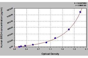 Typical standard curve (BRD4 ELISA Kit)