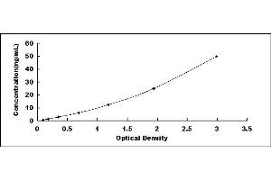 Typical standard curve (AANAT ELISA Kit)