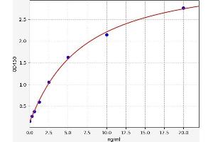 Typical standard curve (PFKP ELISA Kit)