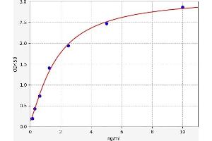 Typical standard curve (IFITM2 ELISA Kit)