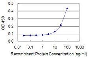 Detection limit for recombinant GST tagged IVNS1ABP is 3 ng/ml as a capture antibody. (IVNS1ABP Antikörper  (AA 1-100))