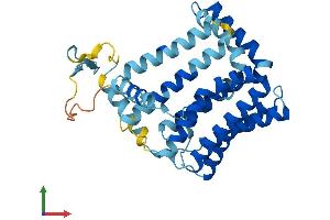 Protein Structure (PS) image for Peroxisomal Biogenesis Factor 16 (PEX16) (AA 1-336) protein (His tag) (ABIN7560082)