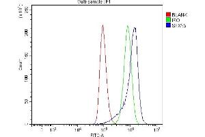 Flow Cytometry analysis of A549 cells using anti-SFXN5 antibody (ABIN7601388). (Sideroflexin 5 Antikörper  (AA 34-340))
