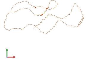 AlphaFold protein structure predicition of Human Recombinant KRTAP24-1 Protein, UniprotID Q3LI83