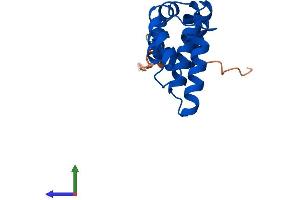 AlphaFold protein structure predicition of Human Recombinant RGS21 Protein, UniprotID Q2M5E4