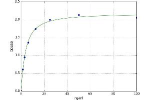 A typical standard curve