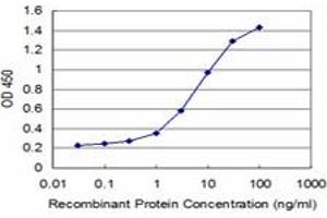 Detection limit for recombinant GST tagged TP53RK is approximately 0. (TP53RK Antikörper  (AA 154-253))
