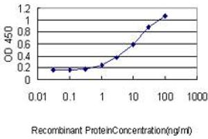 Detection limit for recombinant GST tagged CRSP9 is approximately 0. (MED7 Antikörper  (AA 1-233))